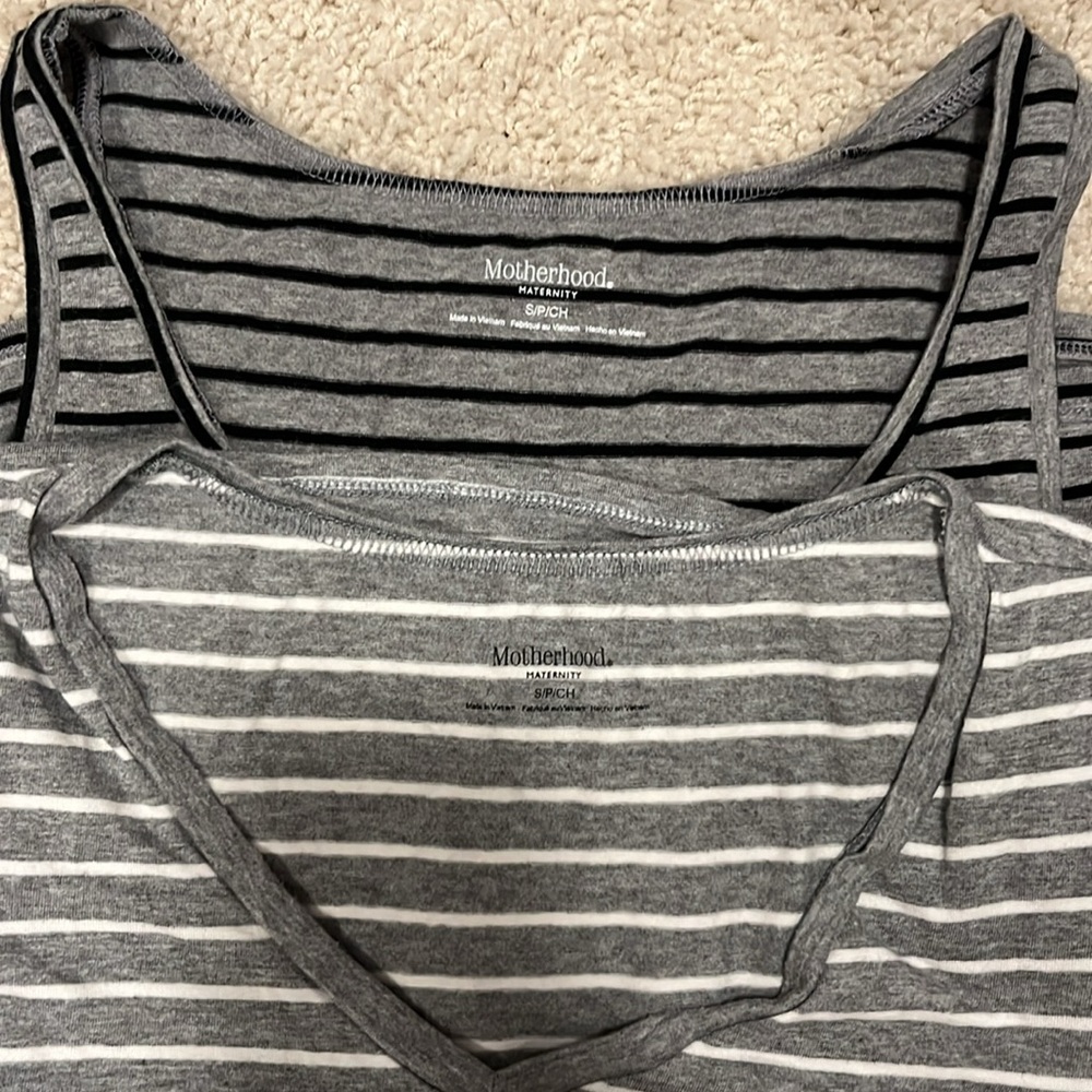 Motherhood Maternity Shirt and Tank